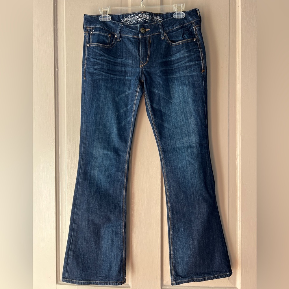 EXPRESS Dark Blue Denim Jeans